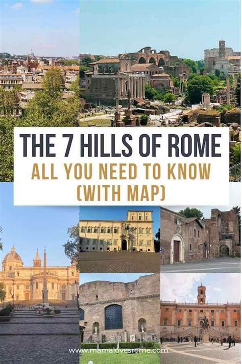 The 7 hills of Rome: list, main attractions, how to visit.